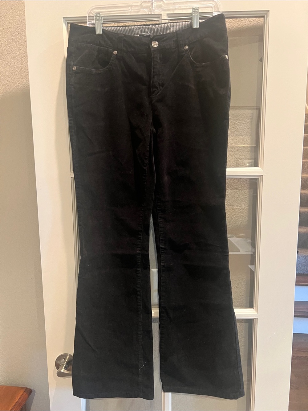 Faded Glory Black Flared Corduroy Jeans
